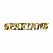 Michigan State-Spartans Lighted Recycled Metal Sign, 546-3016