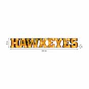 Univ of Iowa-Hawkeyes Lighted Recycled Metal Sign, 546-3018