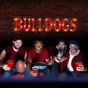 Univ Of Georgia-Bulldogs Lighted Recycled Metal Sign, 546-3108