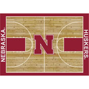University Of Nebraska Courtside Rug