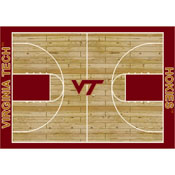 Virginia Tech Courtside Rug