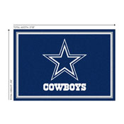 Dallas Cowboys 3x4  Area  Rug, 569-1002