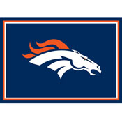 Denver Broncos 3x4  Area  Rug, 569-1003