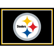Pittsburgh Steelers 3x4  Area  Rug, 569-1004