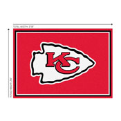 Kansas City Chiefs 3x4  Area  Rug, 569-1006