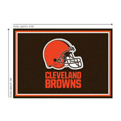 Cleveland Browns 3x4  Area  Rug, 569-1020