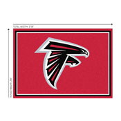 Atlanta Falcons 3x4  Area  Rug, 569-1030