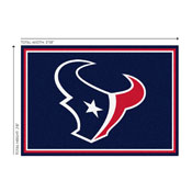 Houston Texans 3x4  Area  Rug, 569-1034
