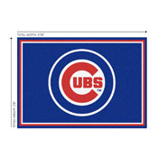 Chicago Cubs 3x4  Area  Rug, 569-2005