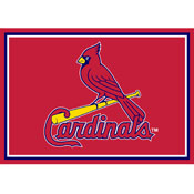 St. Louis Cardinals  3x4  Area  Rug, 569-2008