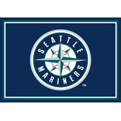 Seattle Mariners 3x4  Area  Rug, 569-2009