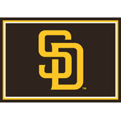 San Diego Padres 3x4  Area  Rug, 569-2011