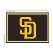 San Diego Padres 3x4  Area  Rug, 569-2011