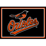 Baltimore Orioles 3x4  Area  Rug, 569-2014