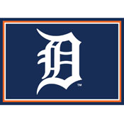 Detroit Tigers 3x4  Area  Rug, 569-2015