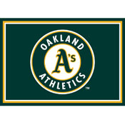 Oakland Athletics 3x4  Area  Rug, 569-2018