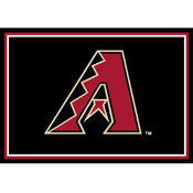 Arizona Diamondbacks 3x4  Area  Rug, 569-2022