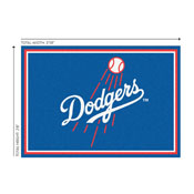Los Angeles Dodgers 3x4  Area  Rug, 569-2026