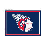 Cleveland Guardians 3x4  Area  Rug, 569-2034