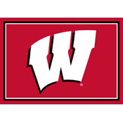 University Of Wisconsin 3x4  Area  Rug, 569-3013