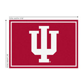 Indiana University 3x4 Area Rug (4000293219), 5010IND1