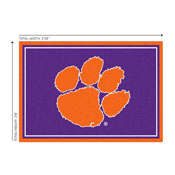 Clemson University 3x4  Area  Rug, 569-3043