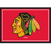 Chicago Blackhawks 3x4  Area  Rug, 569-4002