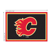 Calgary Flames 3x4  Area  Rug, 569-4011