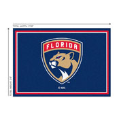 Florida Panthers 3x4  Area  Rug, 569-4021
