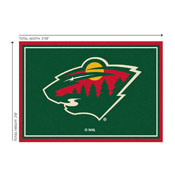 Minnesota Wild 3x4  Area  Rug, 569-4023