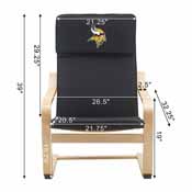 Minnesota Vikings Bentwood Adult Chair, 570-1007
