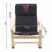 Chicago Bears Bentwood Adult Chair, 570-1019
