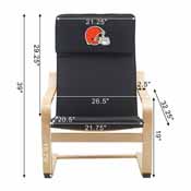 Cleveland Browns Bentwood Adult Chair, 570-1020