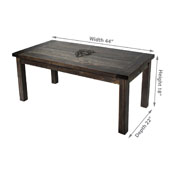Chicago Bears Reclaimed Coffee Table, 587-1019