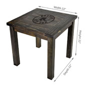 Boston Red Sox Reclaimed Side Table, 587-6003