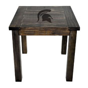 Michigan State University Reclaimed Side Table, 587-7016