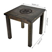 Boston Bruins Reclaimed Side Table, 587-8001