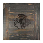 Chicago Blackhawks Reclaimed Side Table, 587-8002