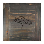 Denver Broncos Reclaimed Side Table, 587-5003