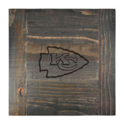 Kansas City Chiefs Reclaimed Side Table, 587-5006