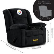 PITTSBURGH STEELERS PLAYOFF RECLINER, 591-1004