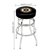 Boston Bruins Chrome Bar Stool, 61-5001