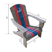 LOS ANGELES DODGERS WOODEN ADIRONDACK CHAIR, 611-6026