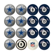Dallas Cowboys Billiard Balls With Numbers, 626-1002