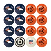 Denver Broncos Billiard Balls With Numbers, 626-1003