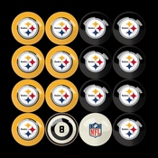 Pittsburgh Steelers Billiard Balls With Numbers, 626-1004
