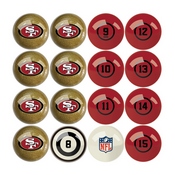 San Francisco 49Ers Billiard Balls With Numbers, 626-1005