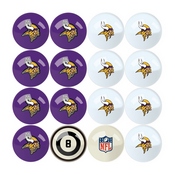 Minnesota Vikings Billiard Balls With Numbers, 626-1007
