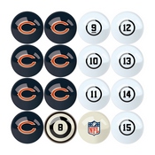 Chicago Bears Billiard Balls With Numbers, 626-1019