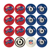 Buffalo Bills Billiard Balls With Numbers, 626-1021